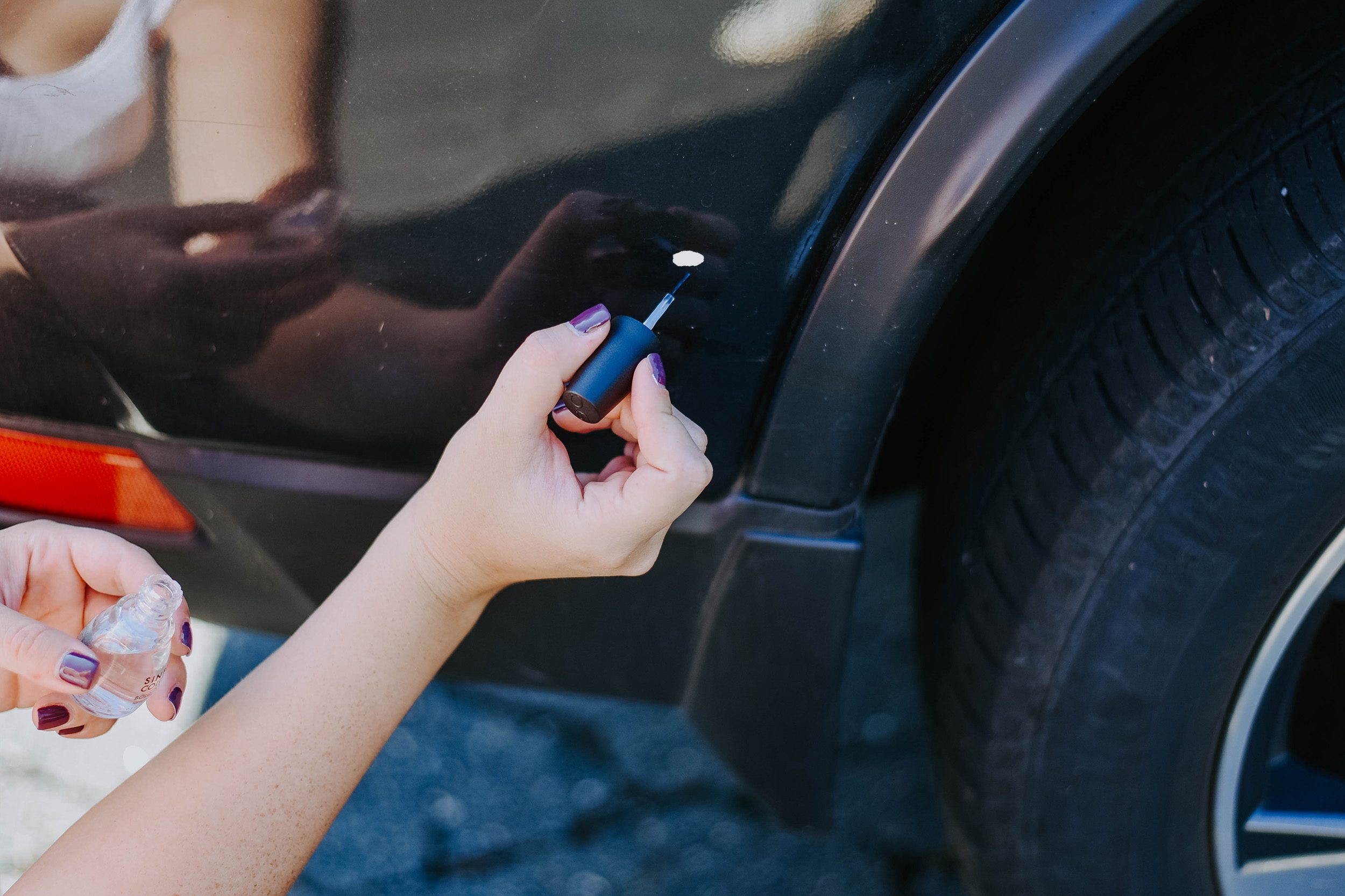 car paint chip nail polish fixes 