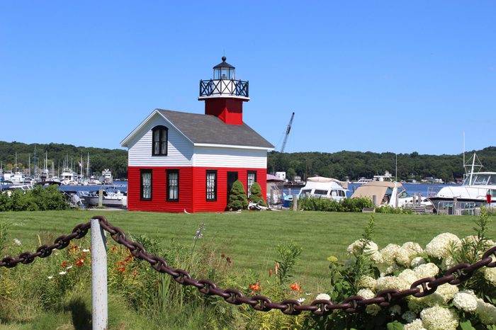 Douglas-Saugatuck Lighthouse in Douglas Michigan.
