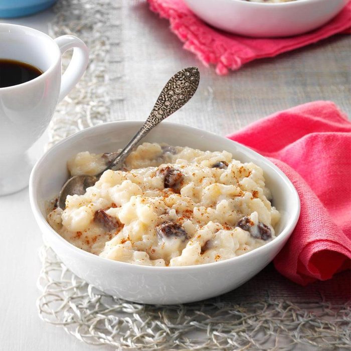 old fashioned rice pudding