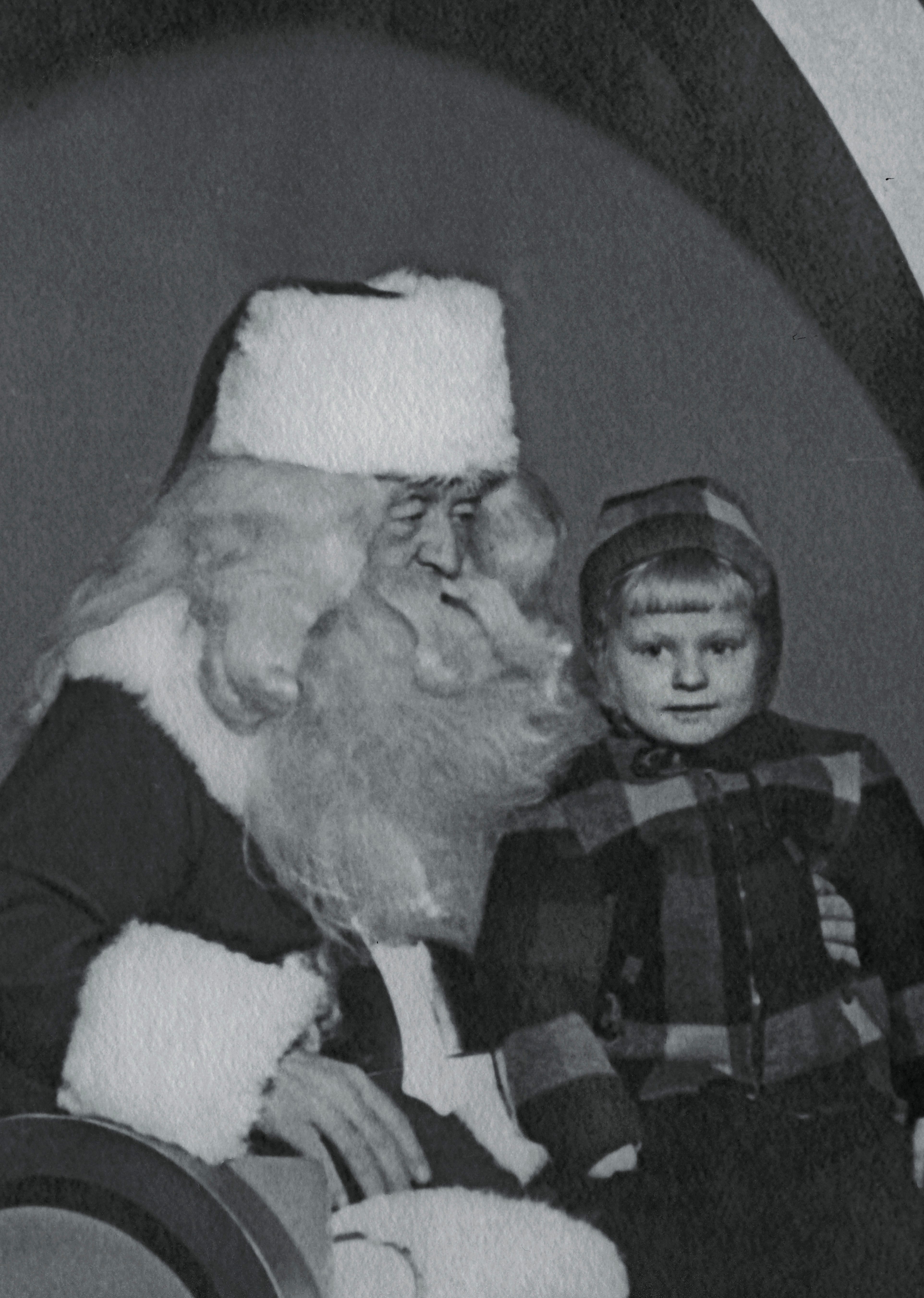 vintage santa photo