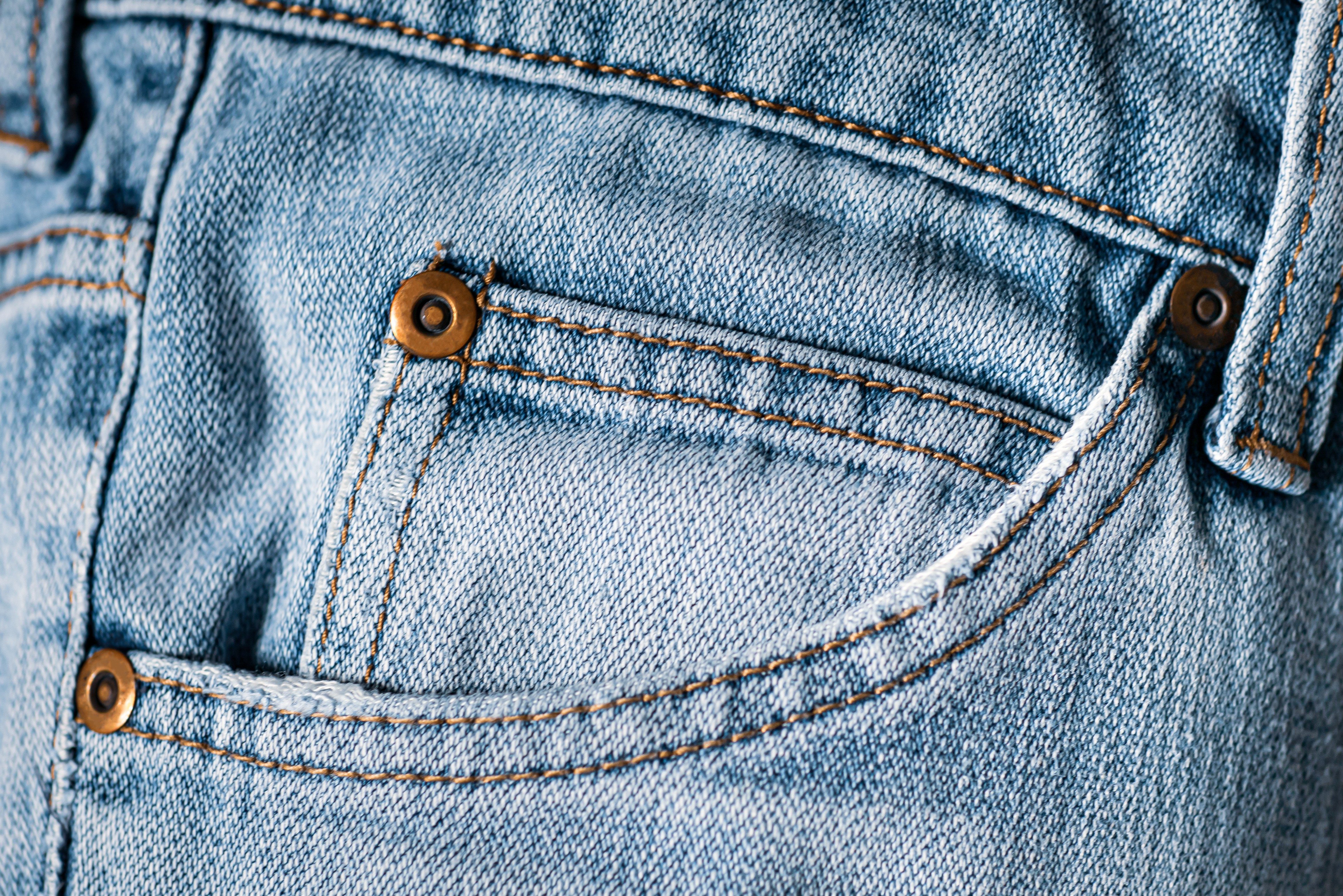 sandblasted jeans