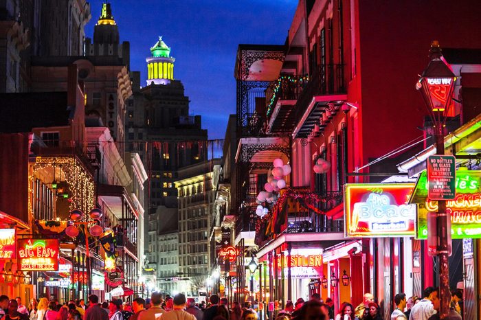 New Orleans, Louisiana french quarter nightlife
