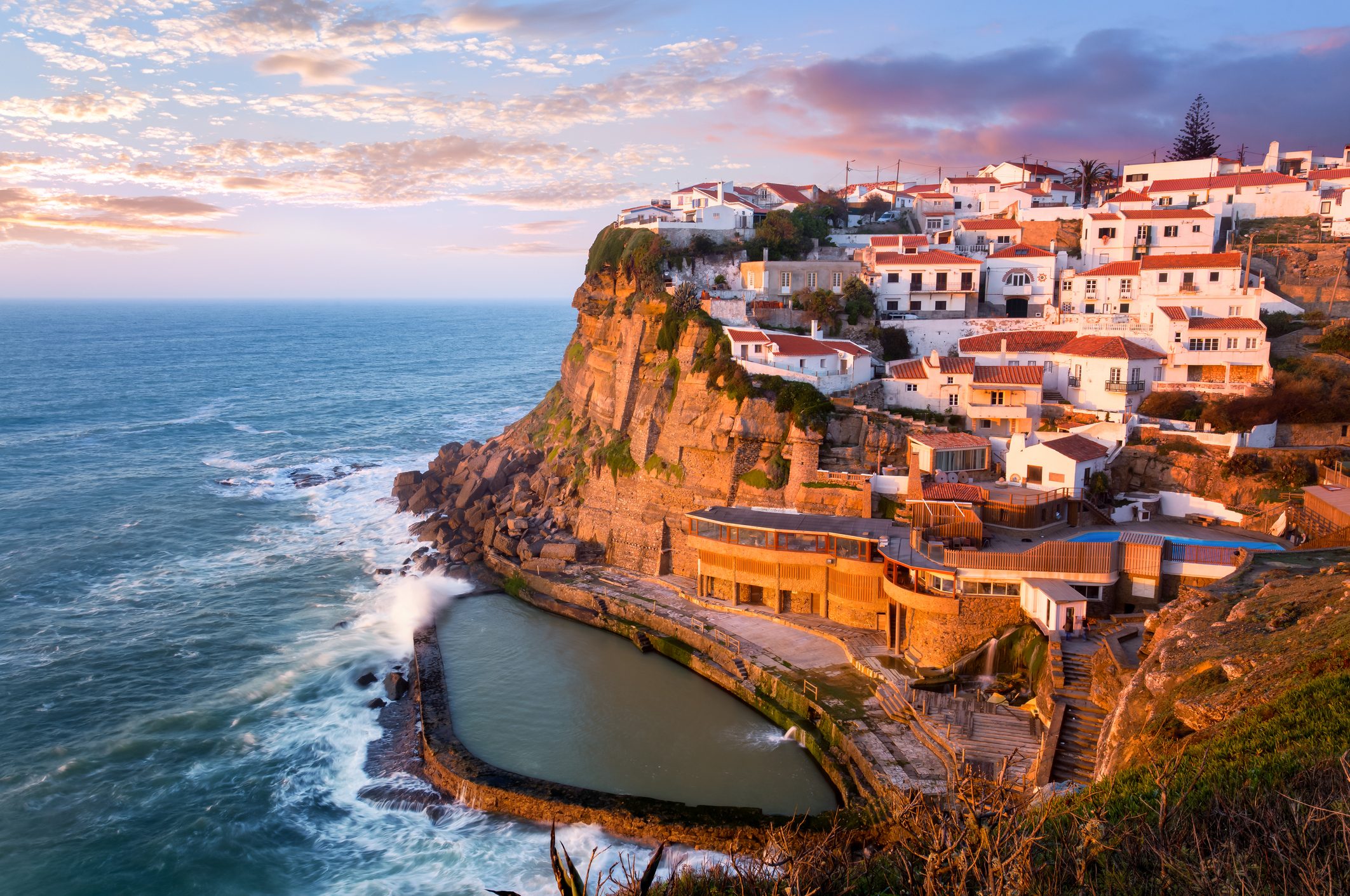 Pool at Azenhas do Mar, Sintra, Portugal