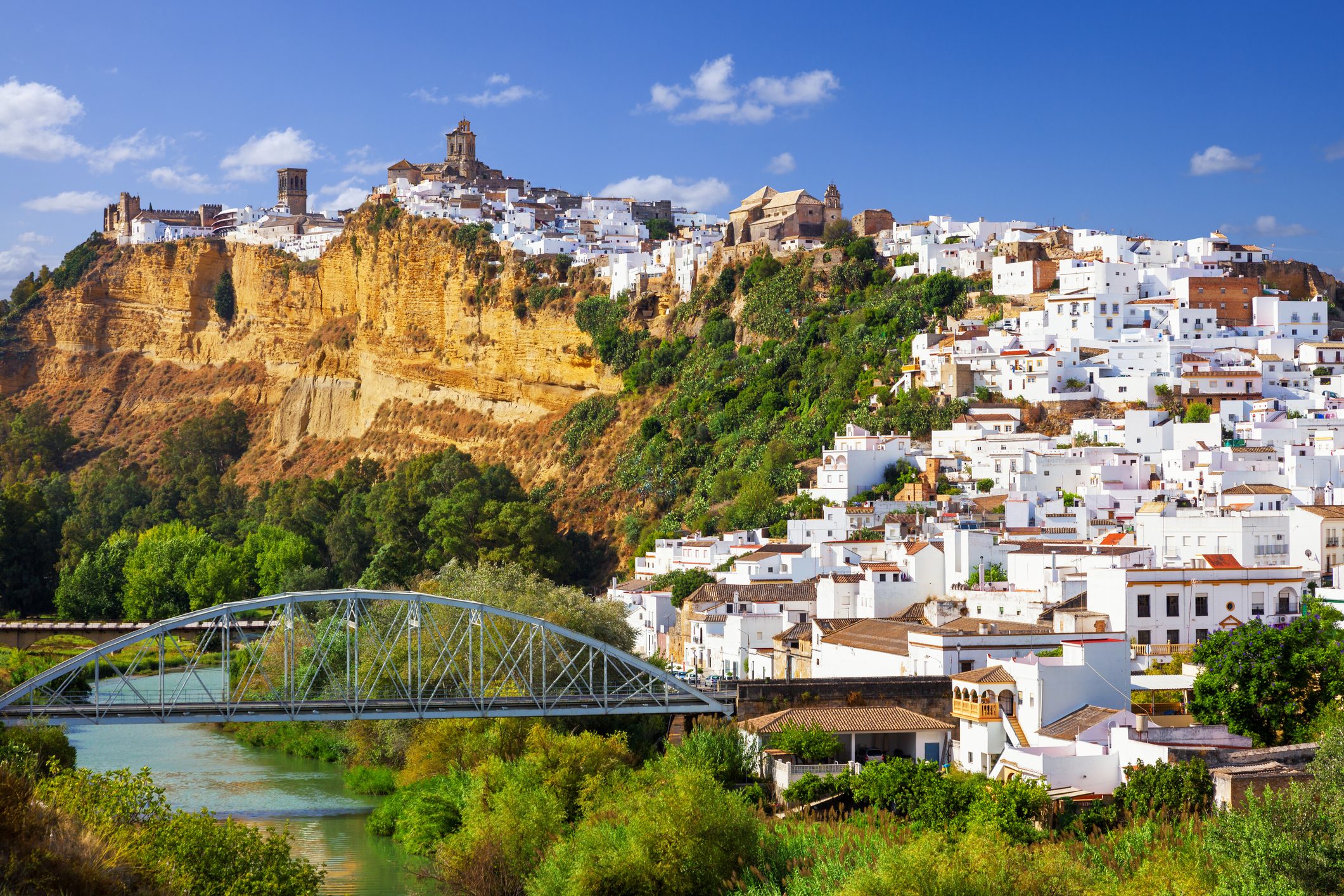 Panoramic of Arcos de la Frontera, Spain