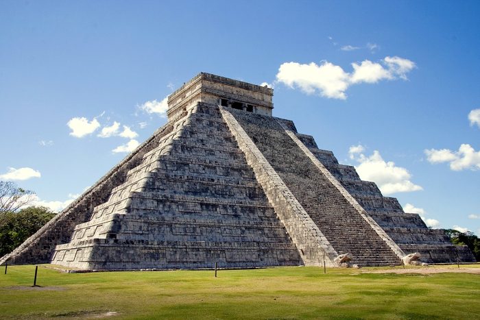 El Castillo Chichen Itza Against Sky