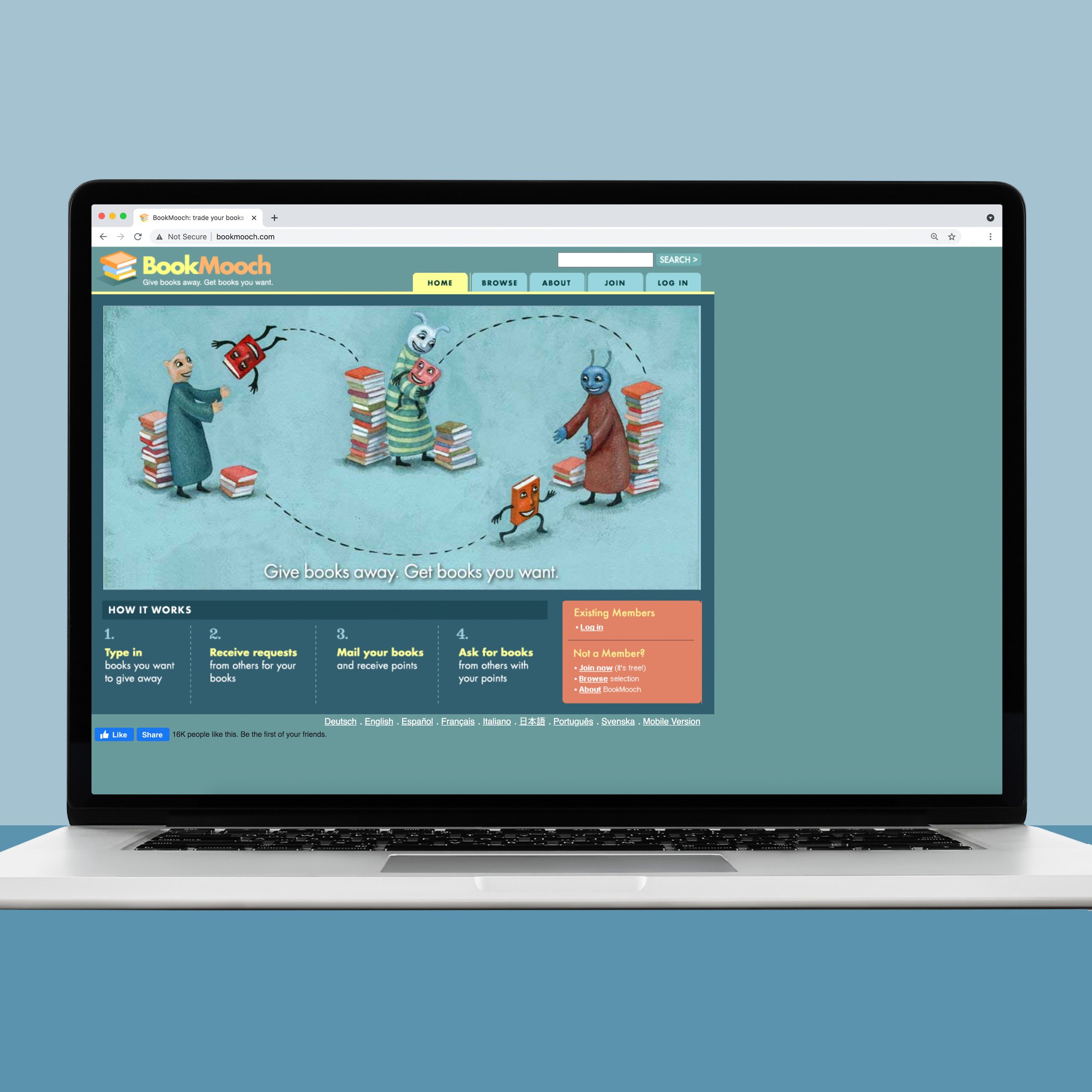 Book mooch online used book resource