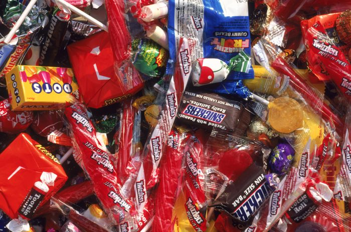 Assortment of candy
