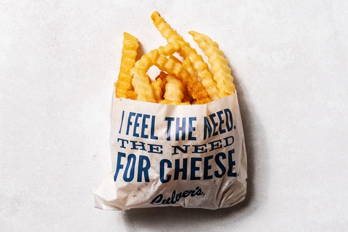 Culvers closeup of fries