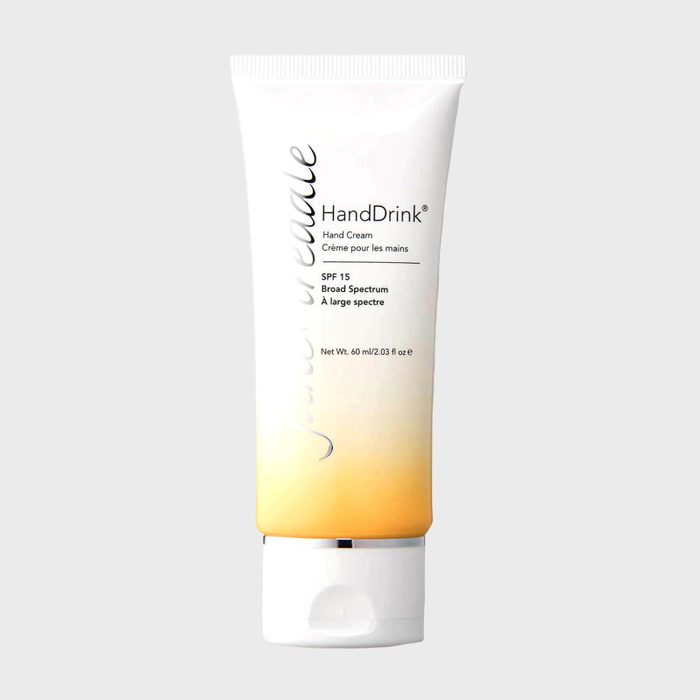 A white tube labeled 
