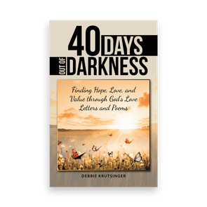 Book cover features butterflies flying over a sunlit field, with the title 
