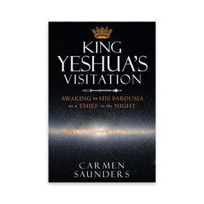 Book cover displays a golden crown above the title 