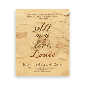 Book cover displays letters with text: 