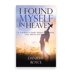 Book cover displays a silhouetted person reaching upward in a field at sunrise. Text reads, 