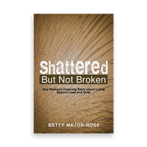 Book cover features cracked pattern, title 