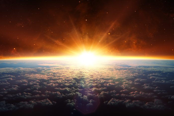 Sunset In Orbit