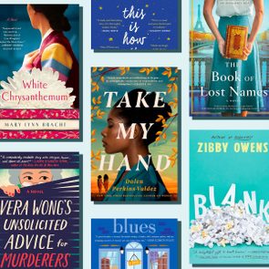 Six book covers displayed; vibrant designs, varying themes. Titles include 