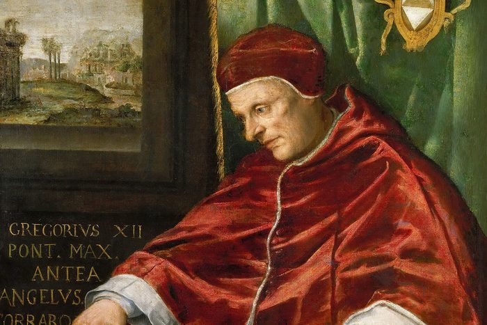 Portrait Of The Pope Gregory Xii