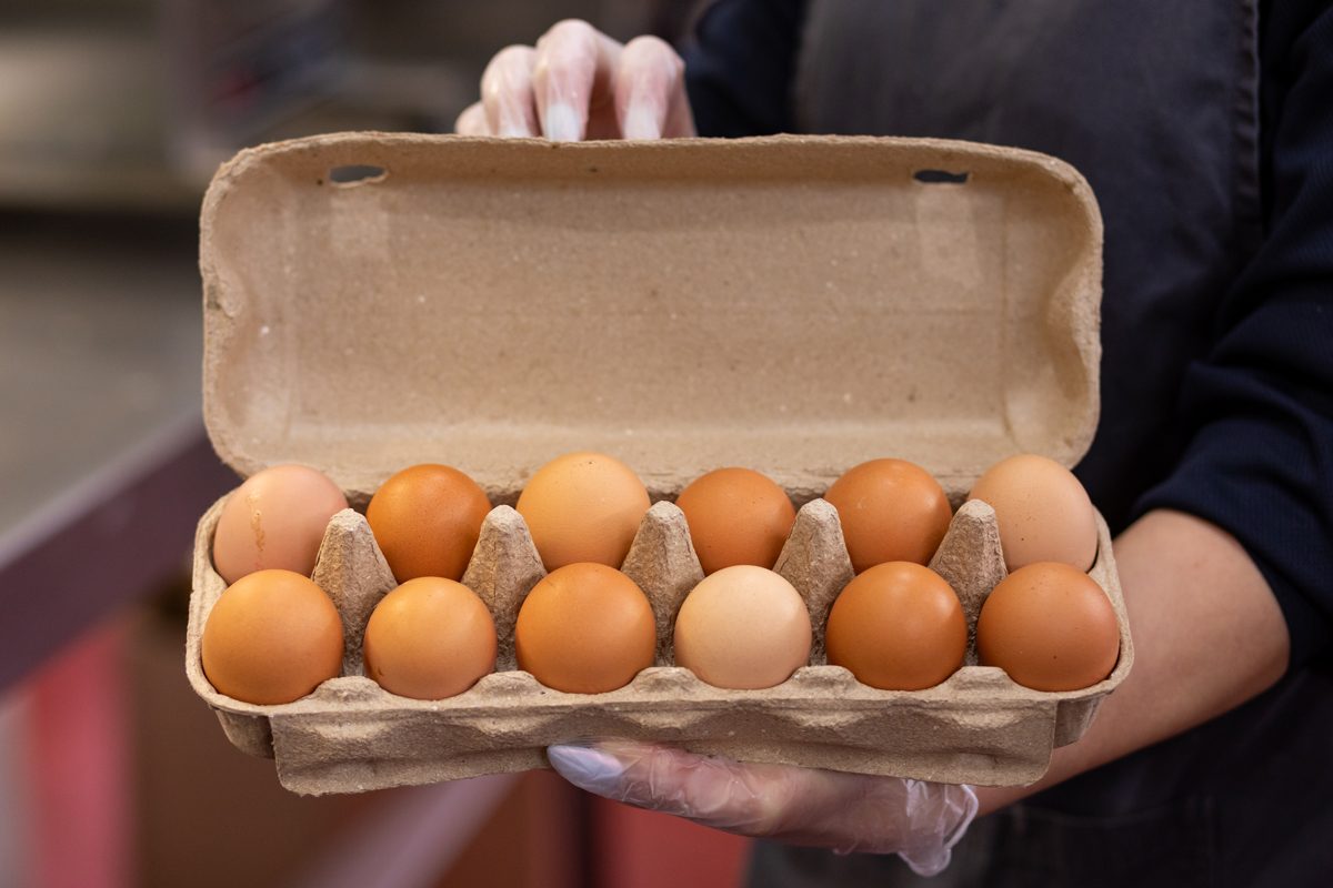 A Carton Of Dozen Eggs